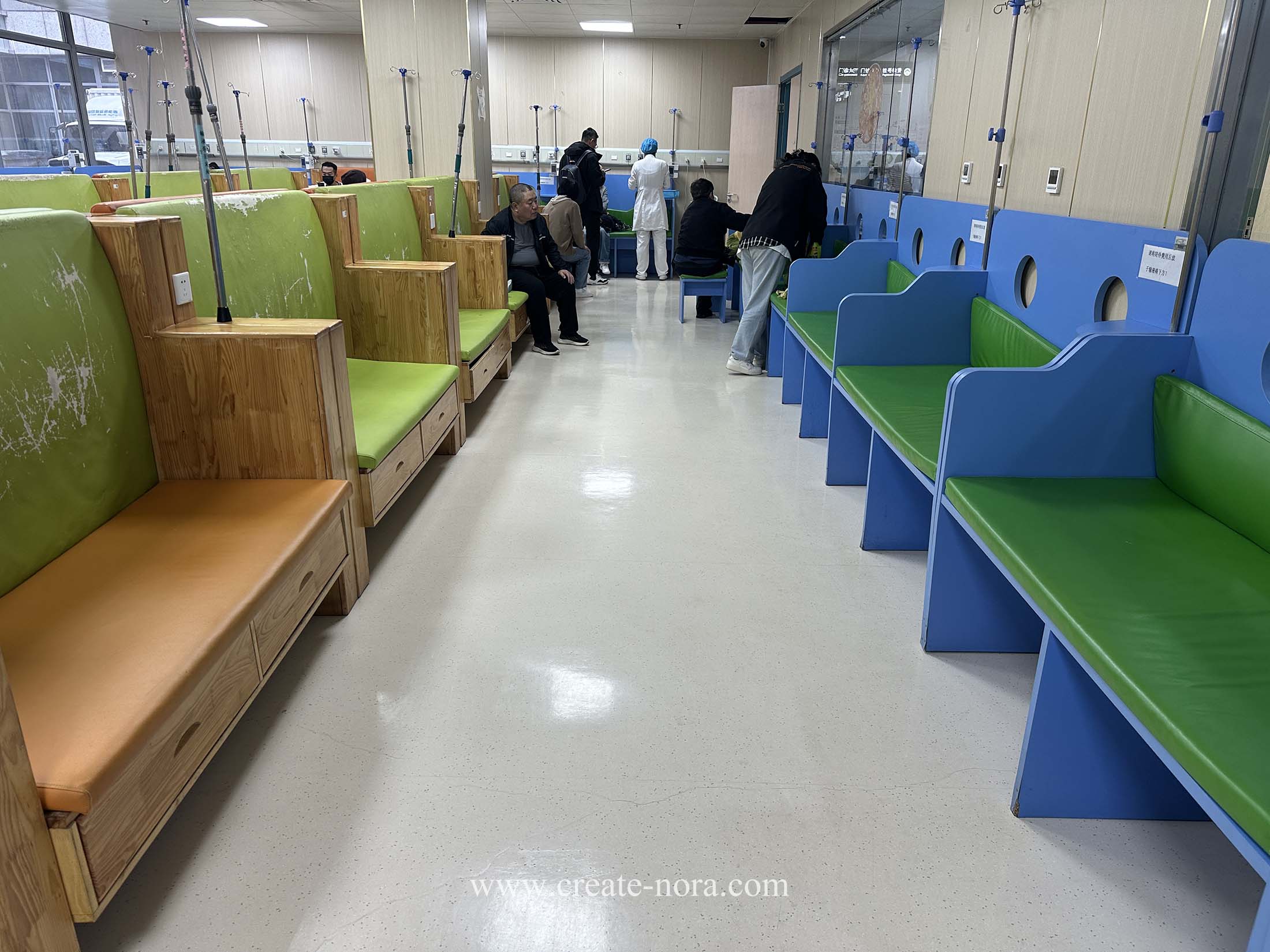 the photo of nora rubber flooring in Shanxi Bethune Hospital 10